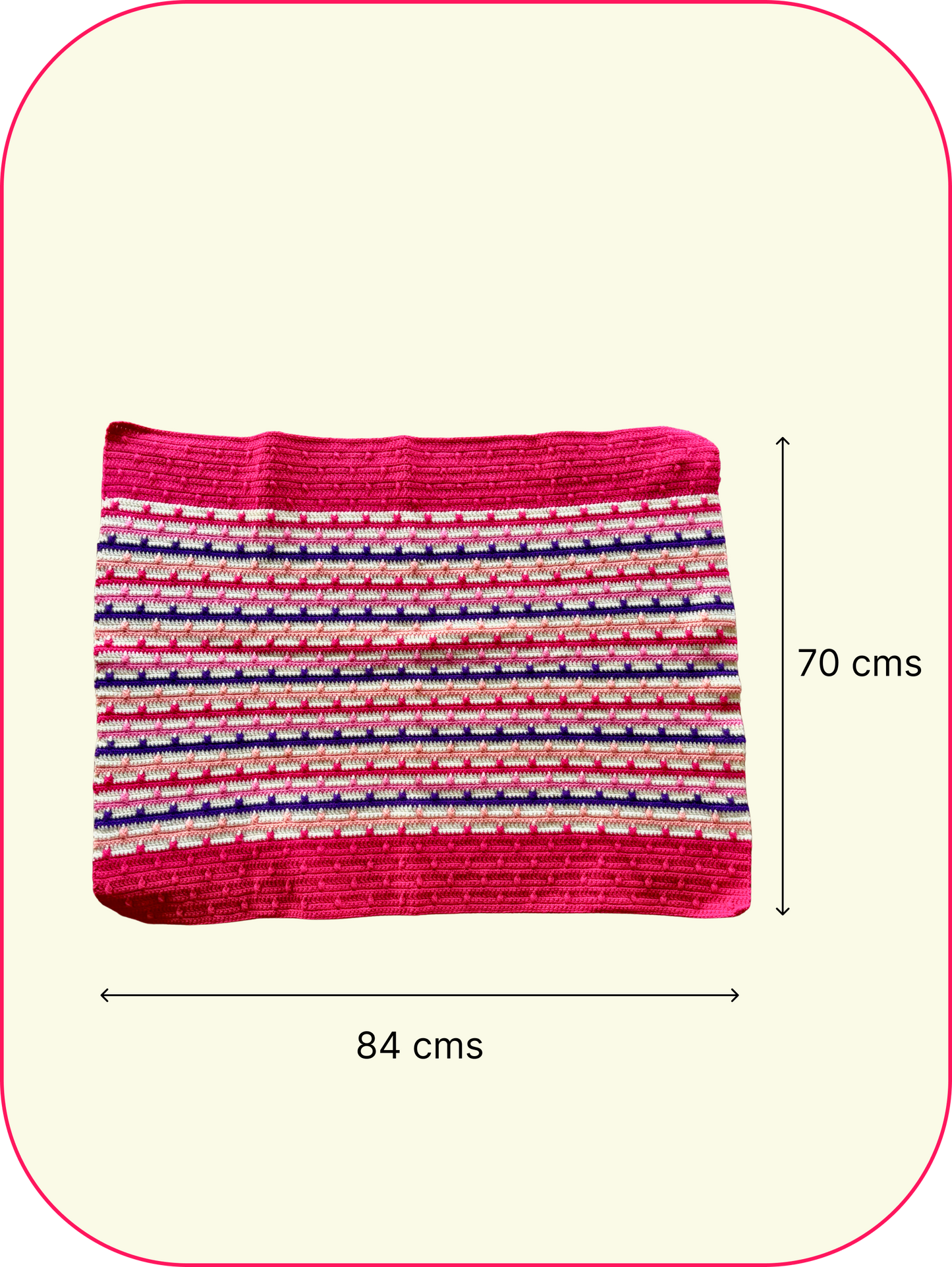 Berrystripe Baby Blanket