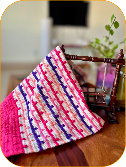 Berrystripe Baby Blanket