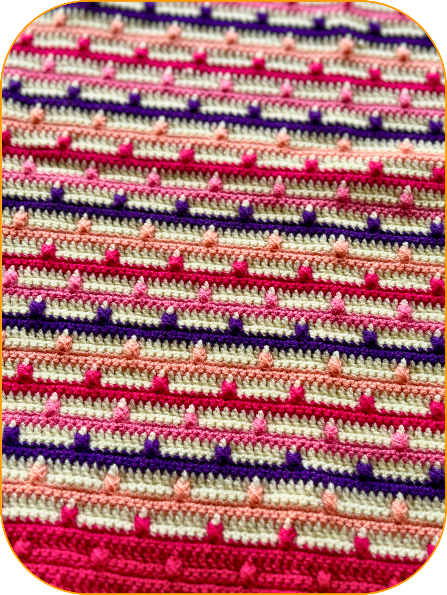 Berrystripe Baby Blanket